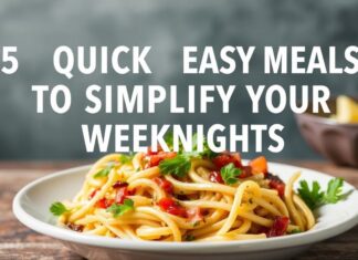 5 Quick and Easy Meals to Simplify Your Weeknights 5 Quick and Easy Meals to Simplify Your Weeknights